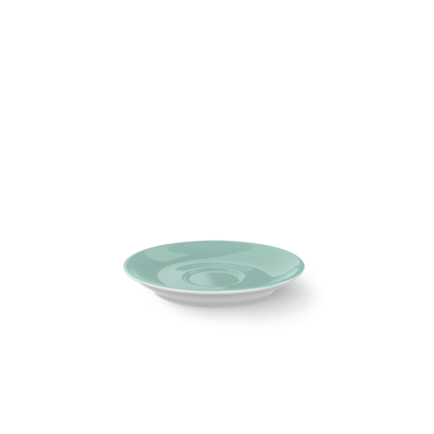 Solid Color Espresso Soucoupe classico turquoise