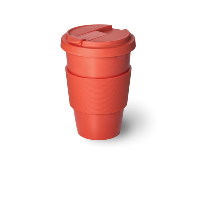 Solid Color Tasse Coffee to go 0,35 l corail