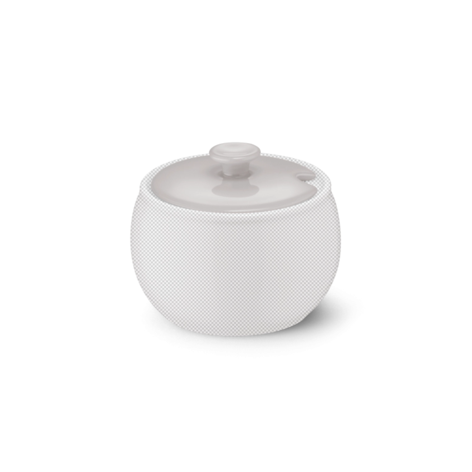 Solid Color Deckel Zuckerdose