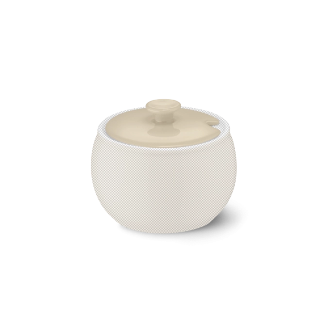 Solid Color couvercle sucrier sable