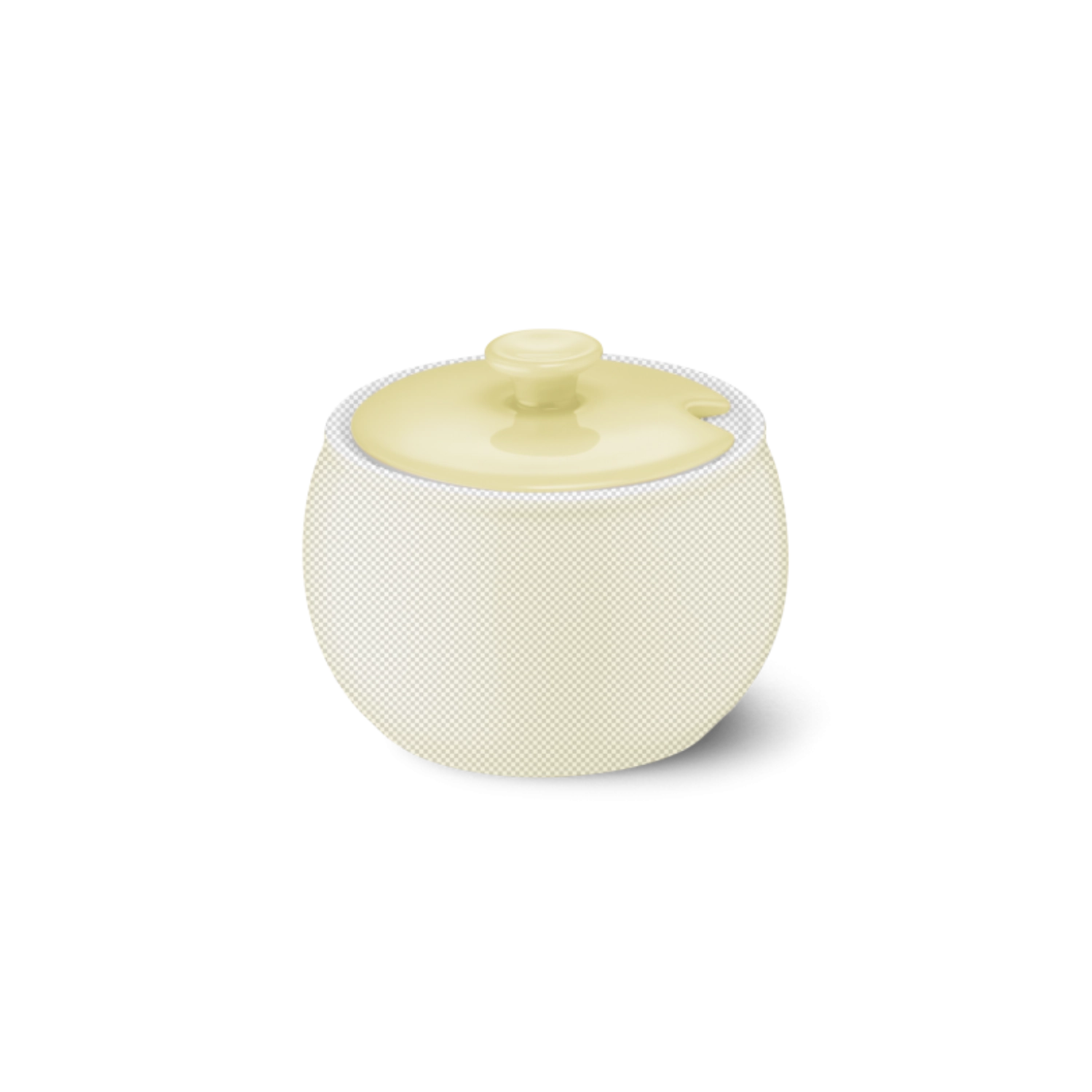 Solid Color couvercle sucrier vanille