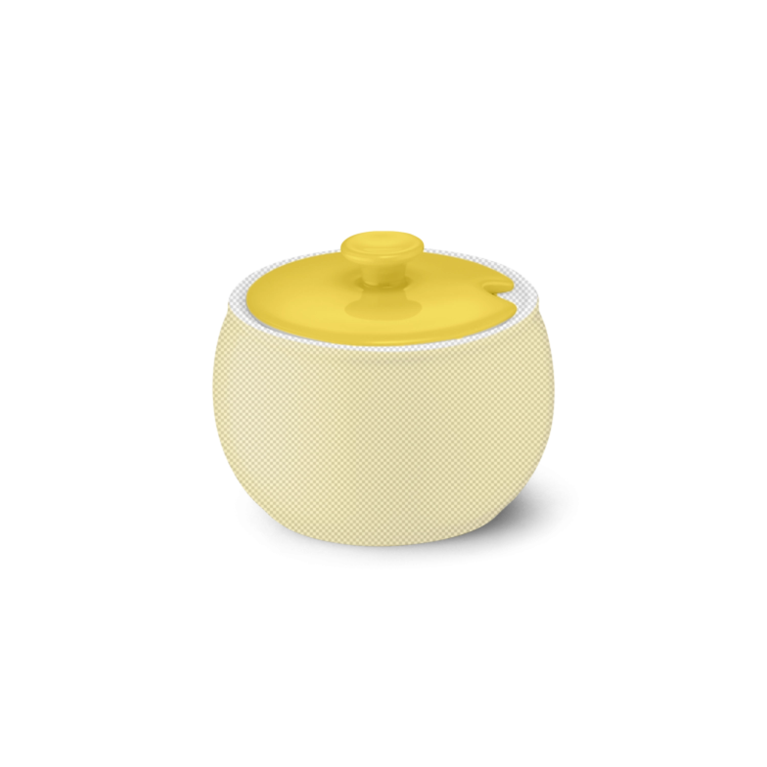 Solid Color Deckel Zuckerdose
