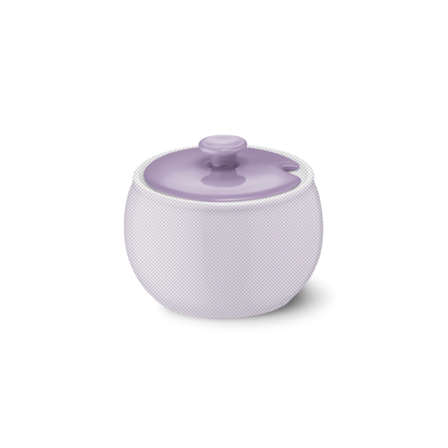 Solid Color couvercle boîte à sucre lilas