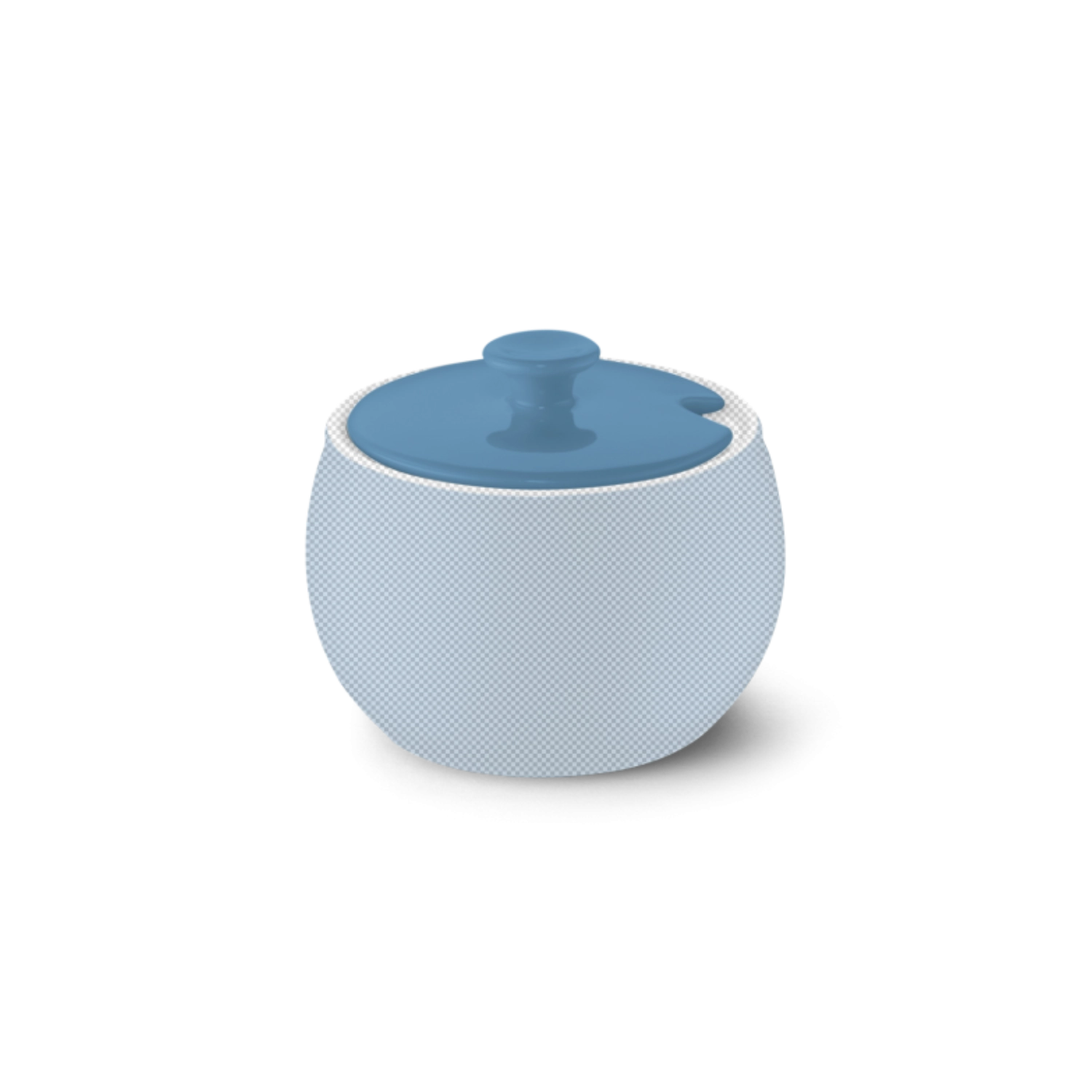Solid Color Deckel Zuckerdose