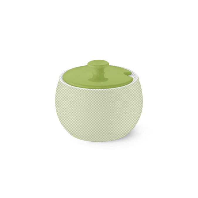 Solid Color couvercle sucrier vert maig