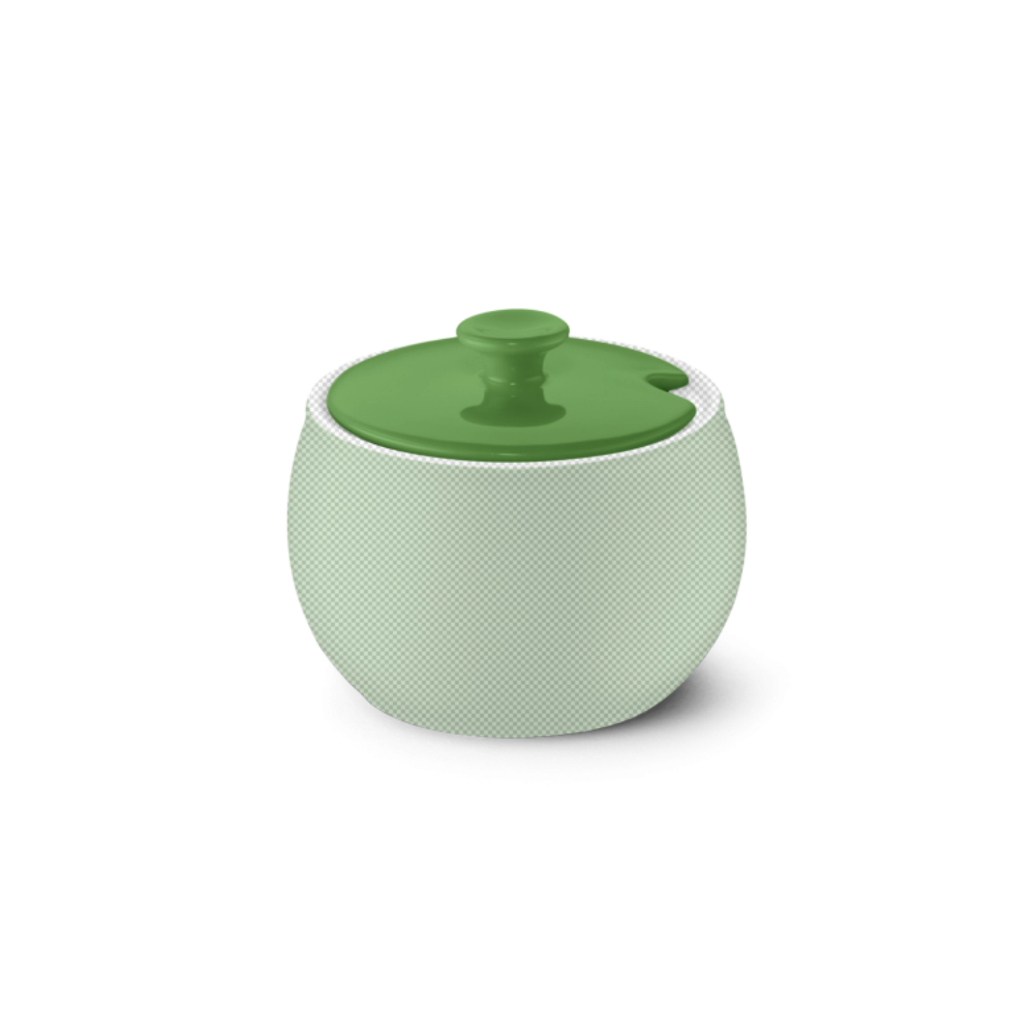 Solid Color couvercle sucrier vert pomme