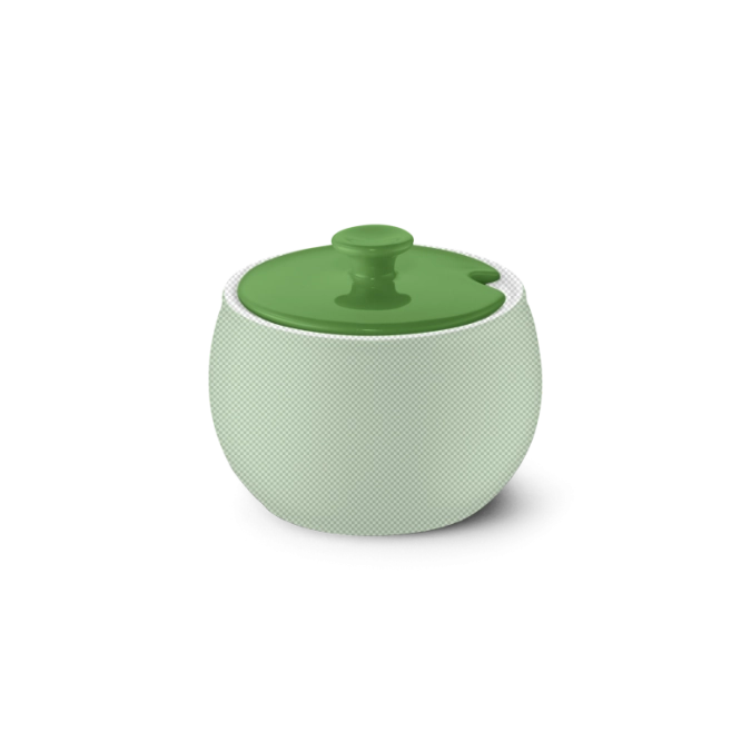 Solid Color couvercle sucrier vert pomme