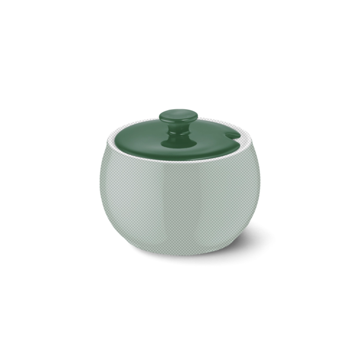 Solid Color couvercle sucrier vert sapin