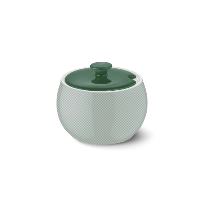 Solid Color couvercle sucrier vert sapin