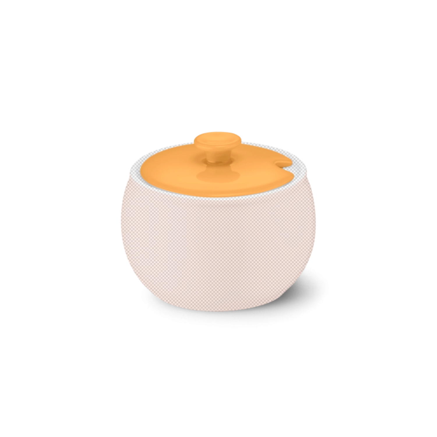 Solid Color Deckel Zuckerdose