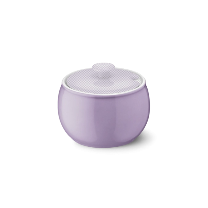 Solid Color sucrière sans couvercle lilas