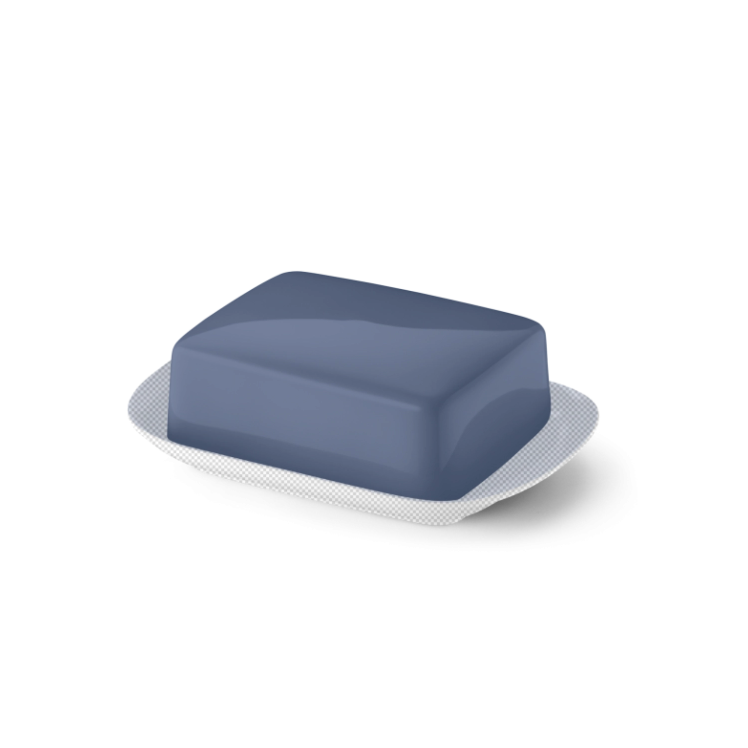 Solid Color Butterdose obere