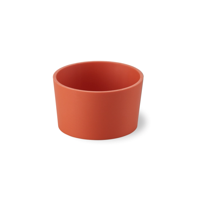 Solid Color Banderole coffee to go gobelet corail