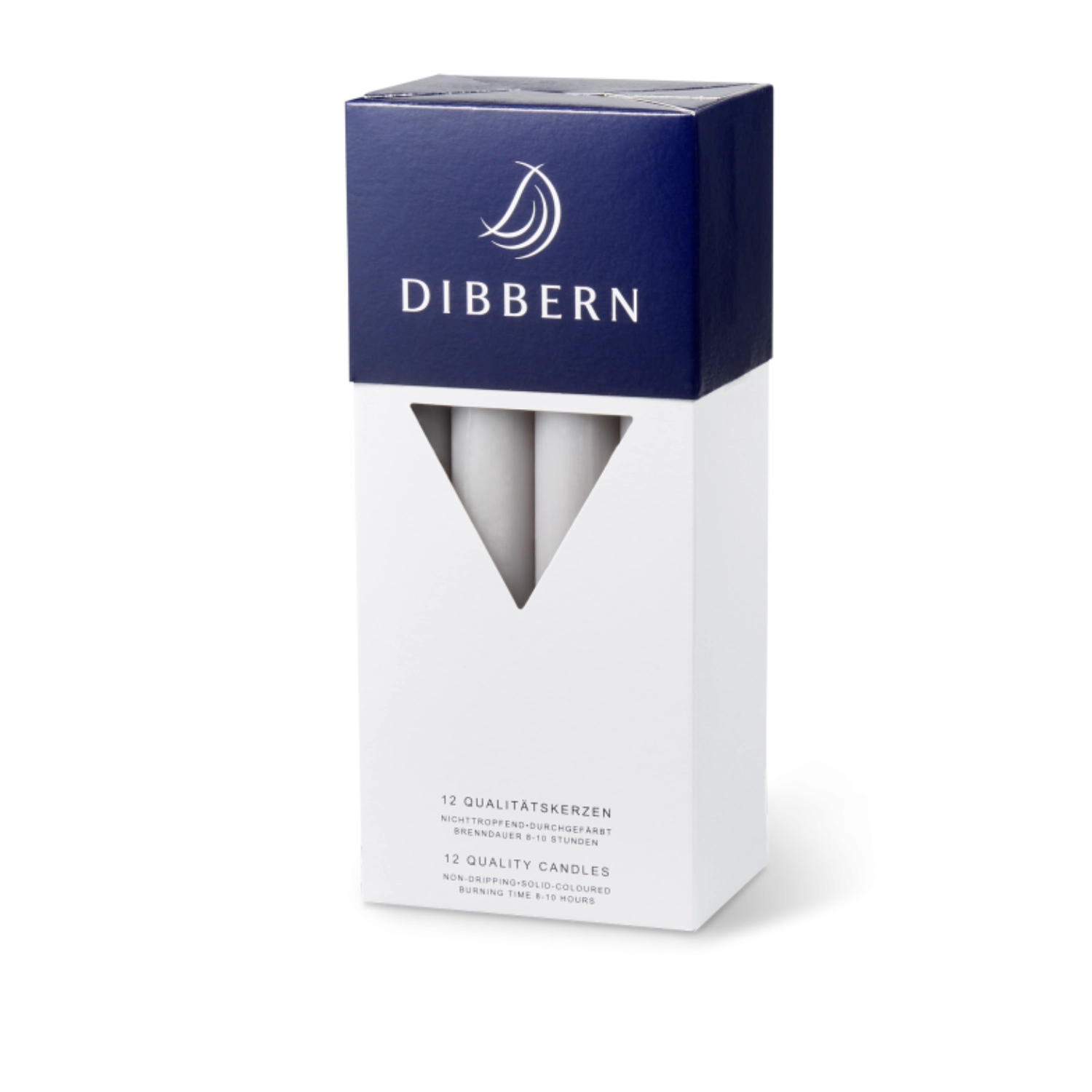 Bougie à tige 20 cm pearl