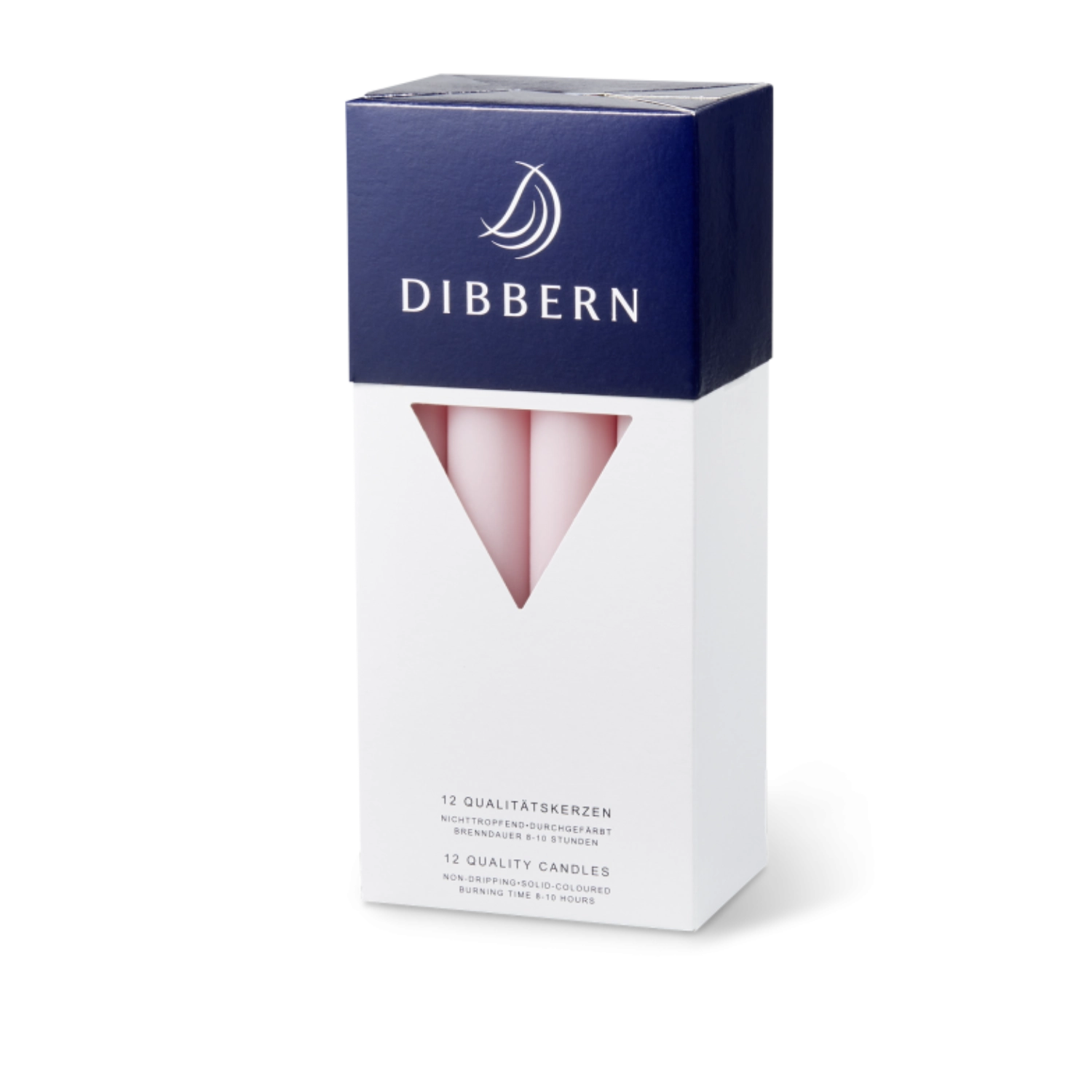 Bougie bâton 20 cm rose pâle