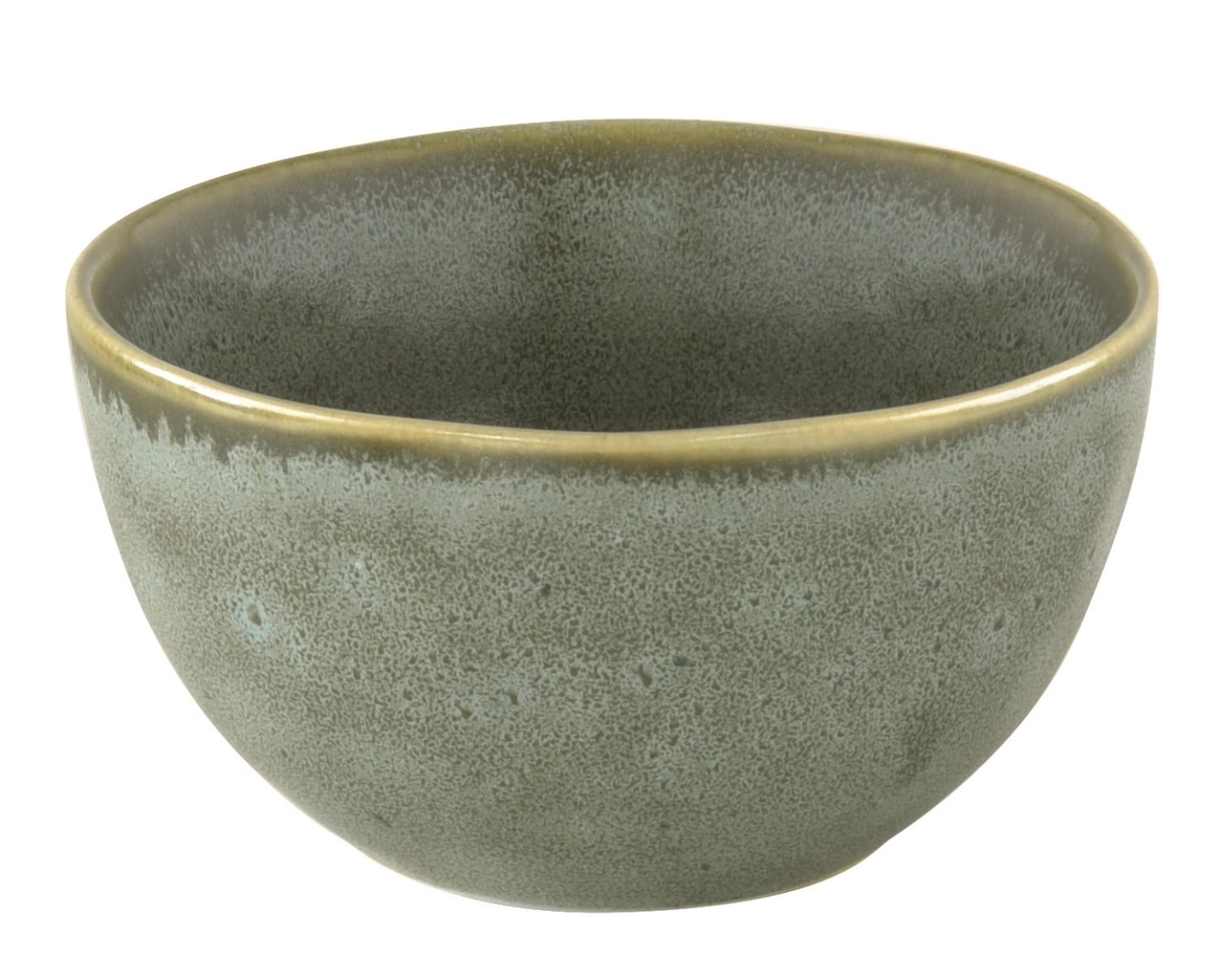 Essential saladier, faïence, vert, D11cm