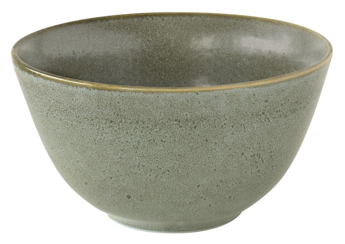 Essential Schüssel, Steingut, grün, D20.5cm