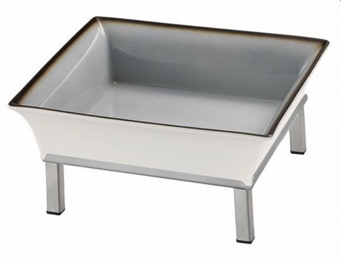 Spare bol en porcelaine gris 0,3 lt. 150x150 mm