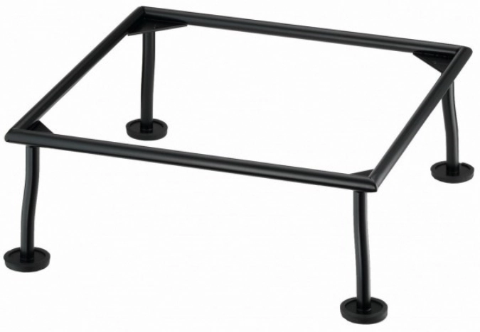 RAISER RUSTIC schwarzer Metallstandfuss-Rahmen 33x33 M