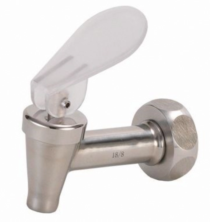 Non-Drip Hahn, Edelstahl m. Dichtung u. Bedienungsanleitung