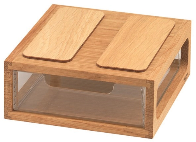 Box Bits and Pieces Largo Stapelbare Brotbox aus Eichenholz