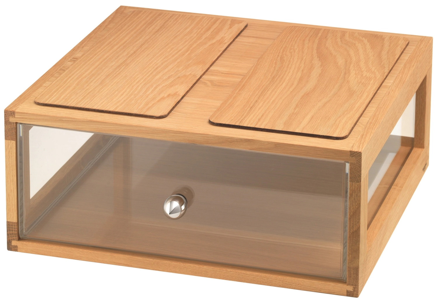 Box Bread Largo Stapelbare Brotbox Eichenholz H:15cm B:36cm