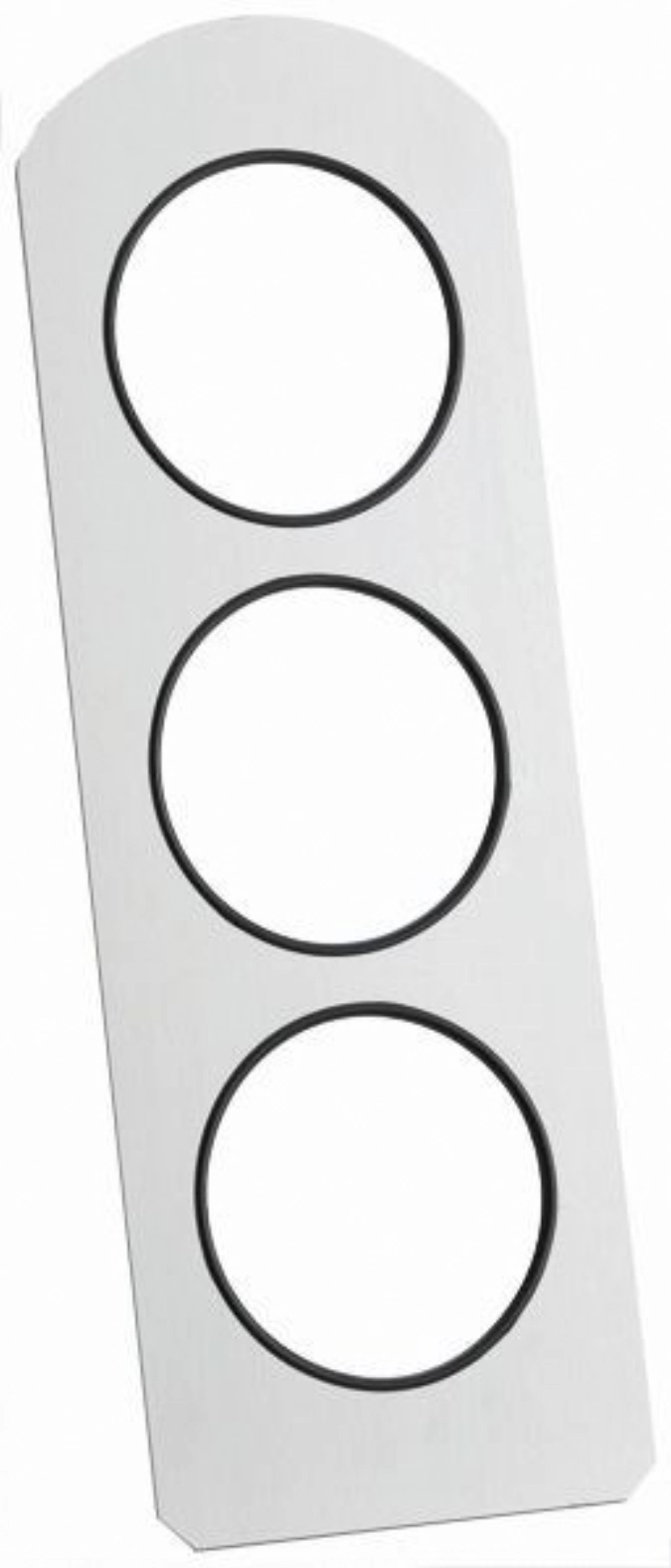 GASTRO Vario Rack paroi arrière pour 3 présentoirs, protecti