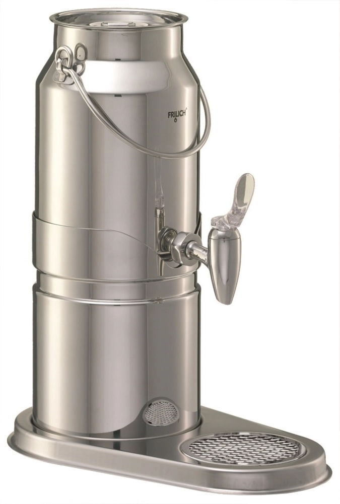 UNISON Milchkanne 3l, Edelstahlhahn