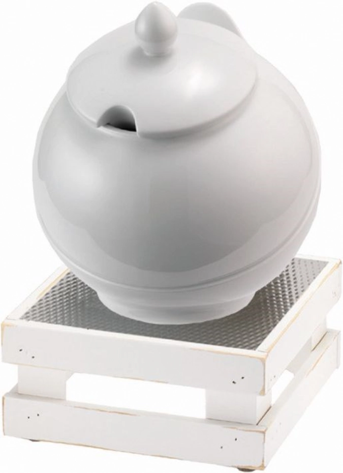 RAISER Buffet Bowl Maxi. 23x23 weiss M-Standfuss Vintage Whi