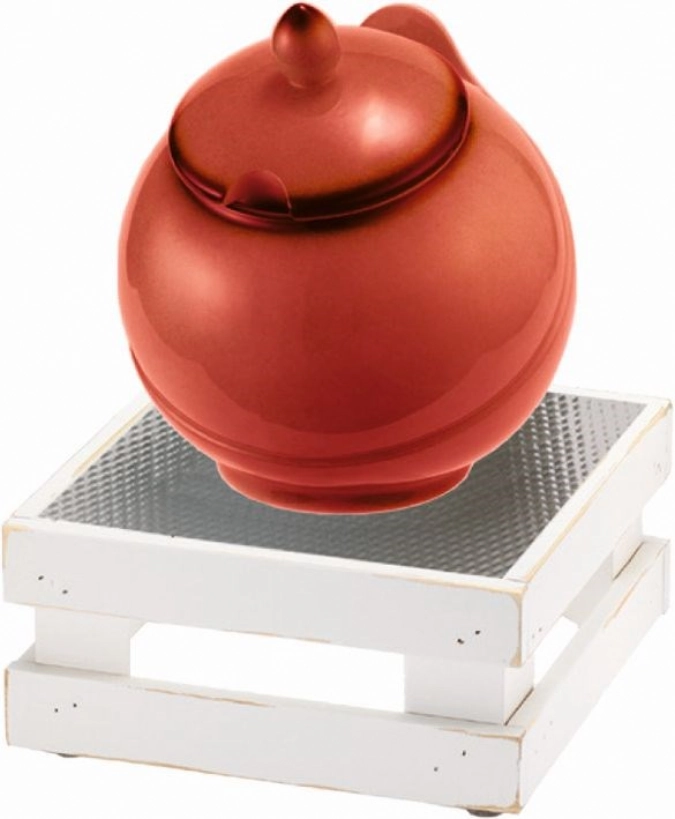 RAISER Buffet Bowl Maxi 23 x 23 rot M-Standfuss Vintage Whit