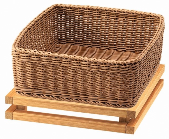 RAISER Brotkorb 33x33 beige 9L S Standfuss Eichenholz