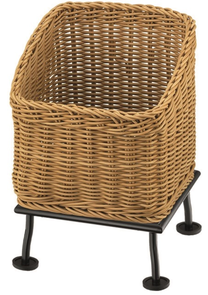 RAISER Brotkorb 23x23cm beige M-Standfuss Black Steel Korb a