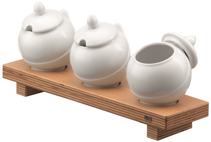 PURE NATURE Bowl Bar S, Buche hell 3x0.5L