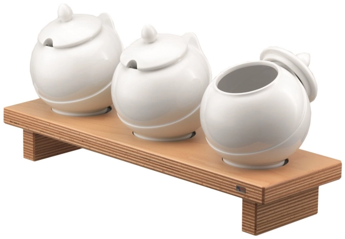 PURE NATURE Bowl Bar M, Buche hell 3x1.5L