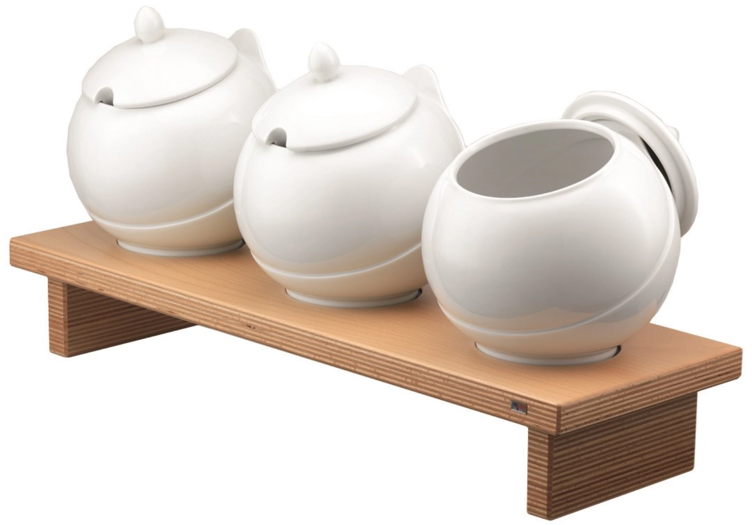 PURE NATURE Bowl Bar L, hêtre clair 3x3.5L