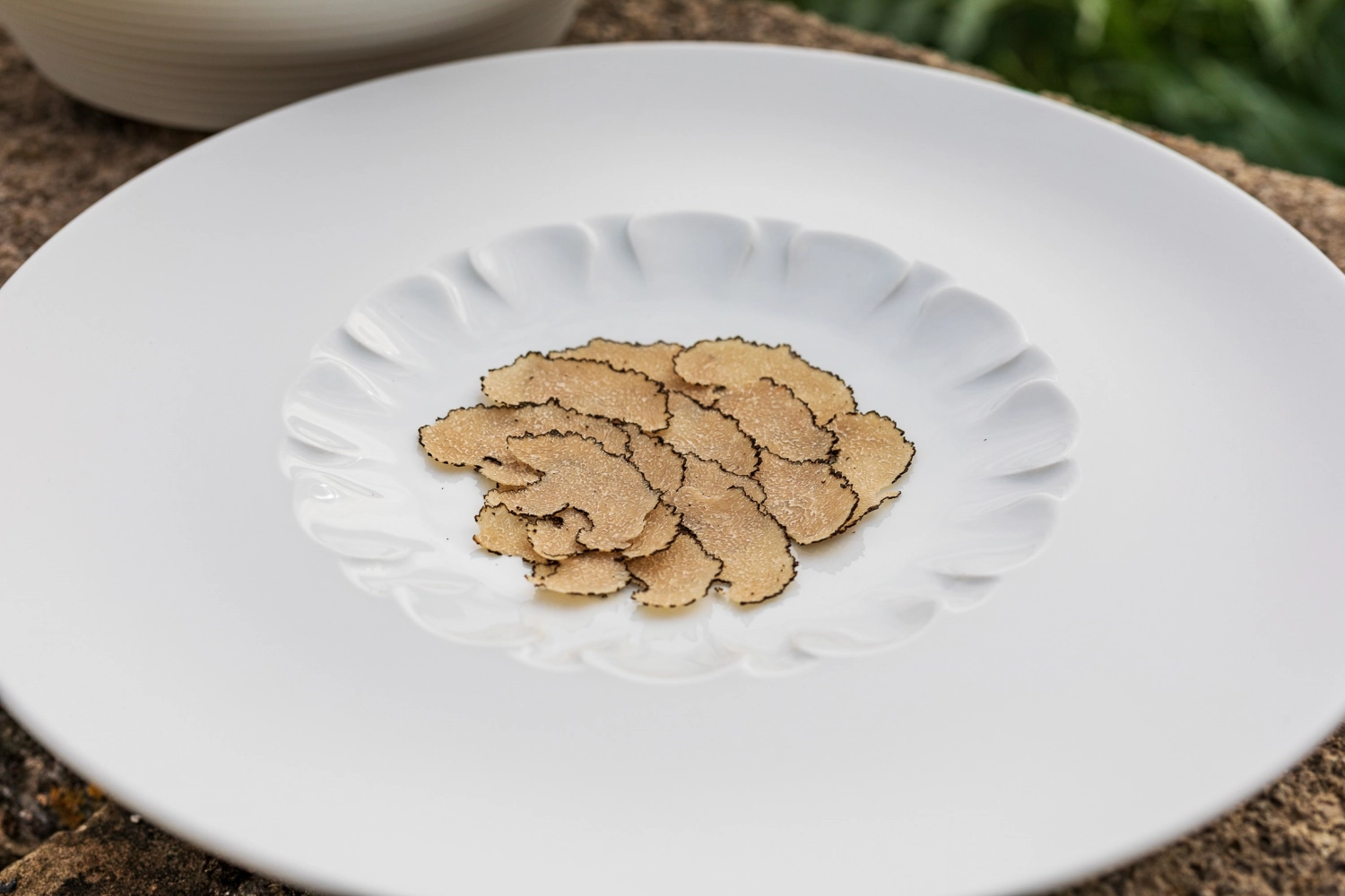 Evolution Assiette a. rebord et miroir texturé