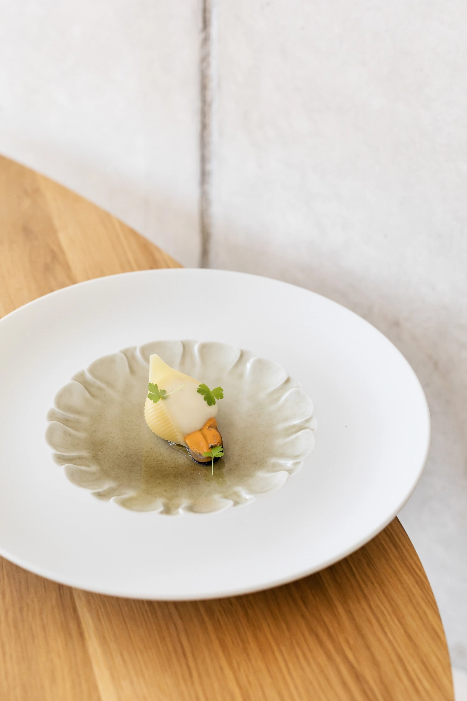 Evolution Assiette a. rebord et miroir structuré