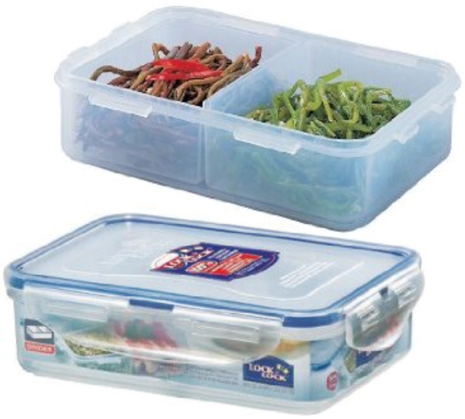 Boîte à provisions avec inserts 0.55lt 18.1×12.8×5.2cm