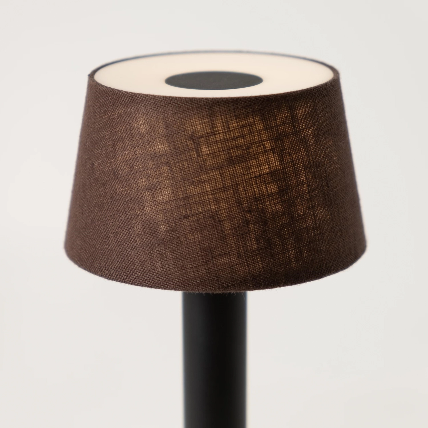 Humble light two noir et lin brun, 21.2x8.8 cm
