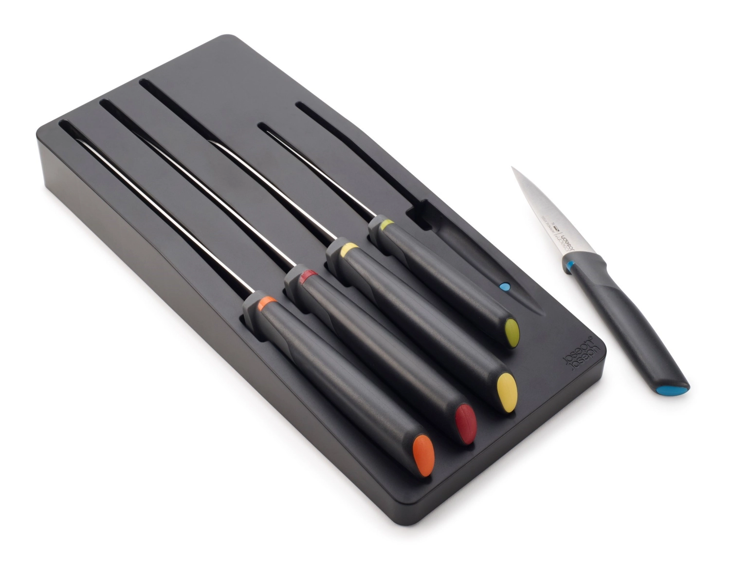 Elevate knives store 5pcs couteaux, tiroir de rangement.