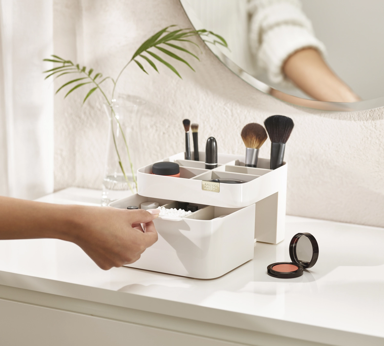 Viva Vergrösserungsspiegel und Kosmetik Organizer Set