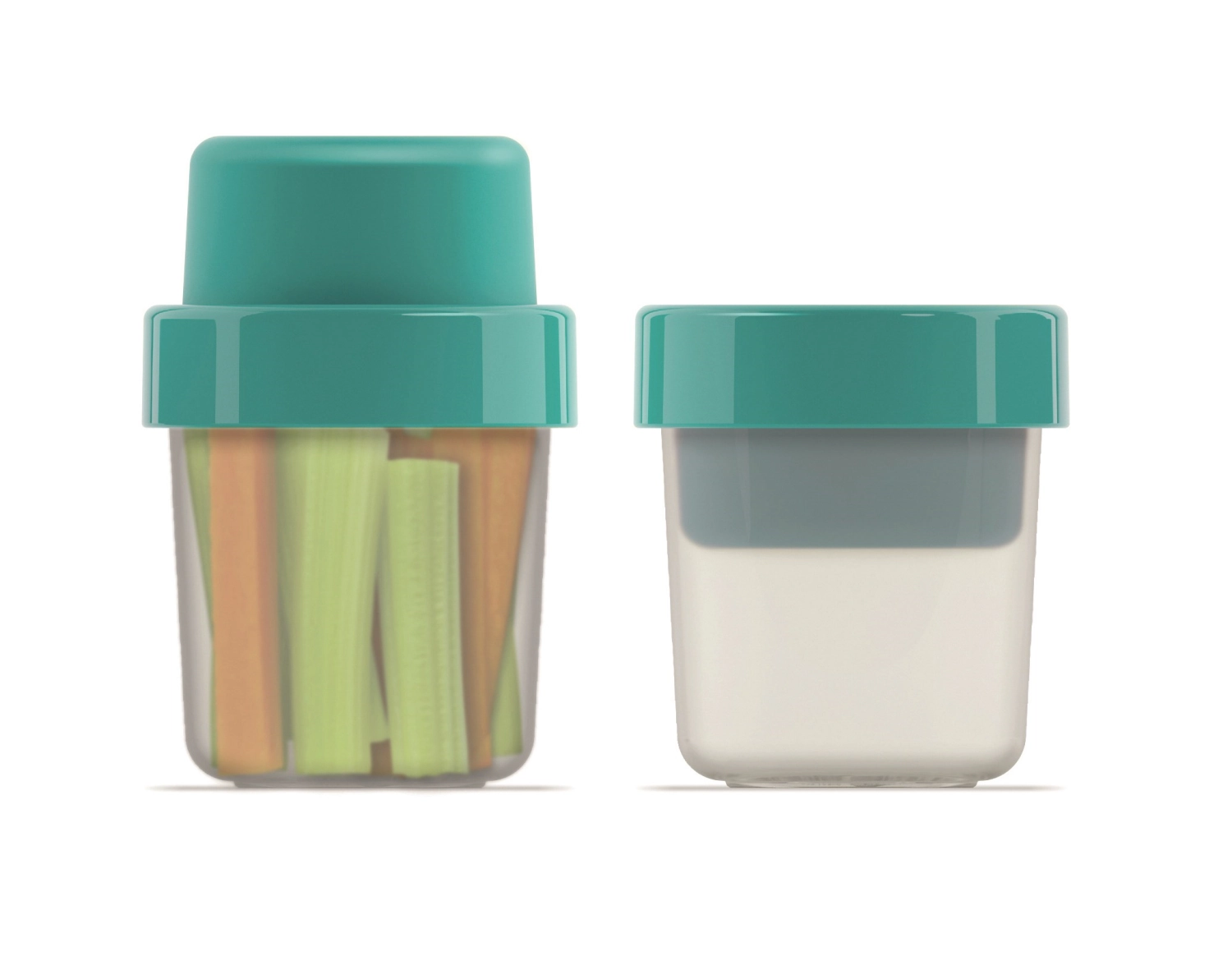 GoEat Compact 2-in-1 Snack Box