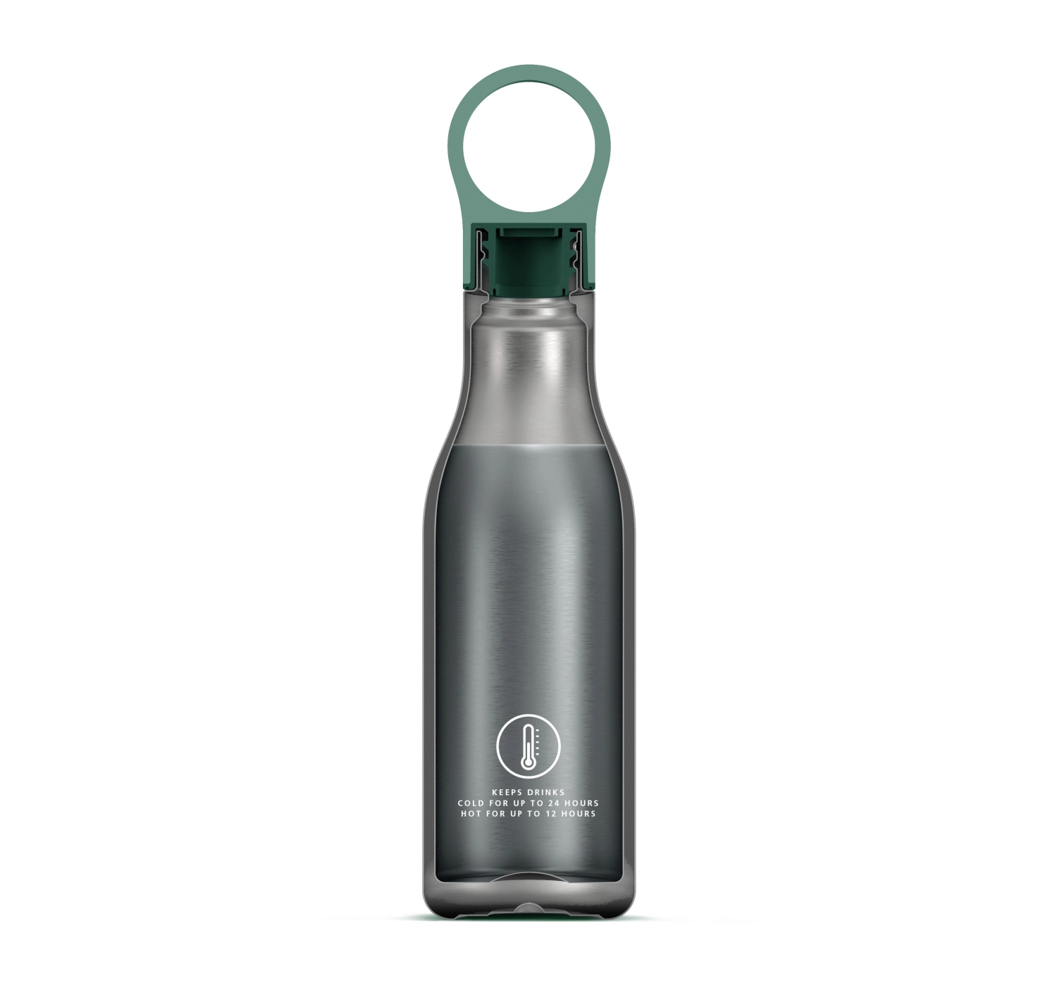 Loop bouteille d'eau 500ml, vert