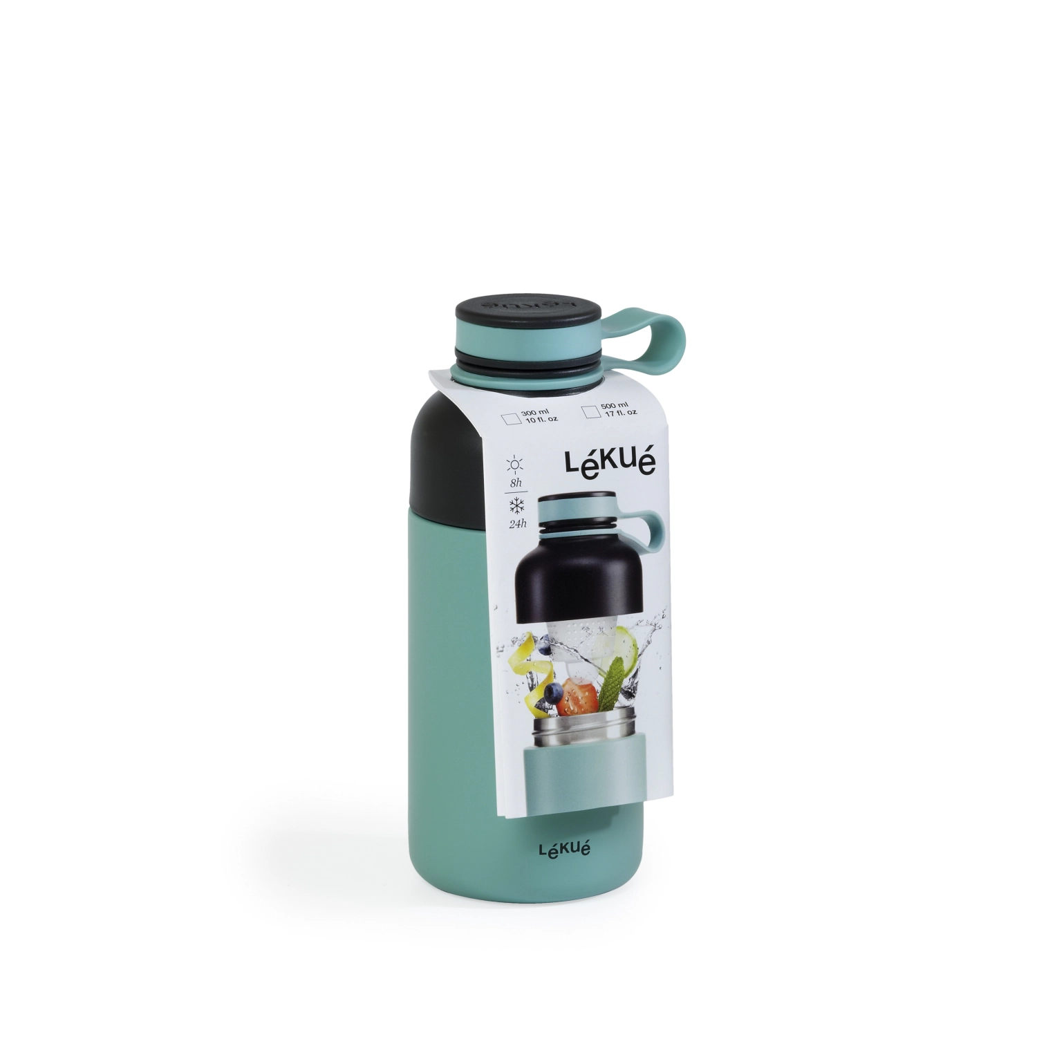 Insulated bottle to go 300 ml turquoise