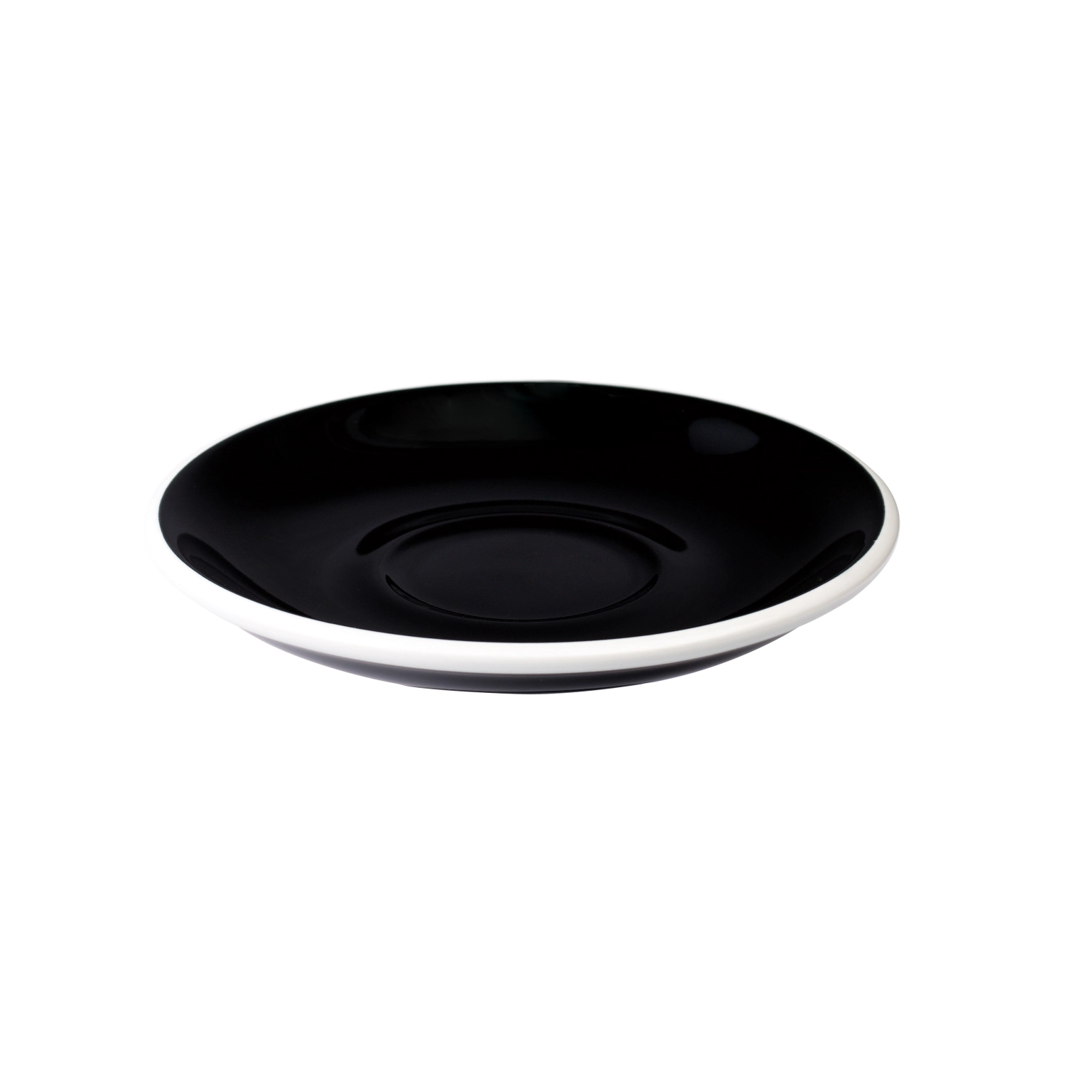 14.5cm soucoupe noire black, egg