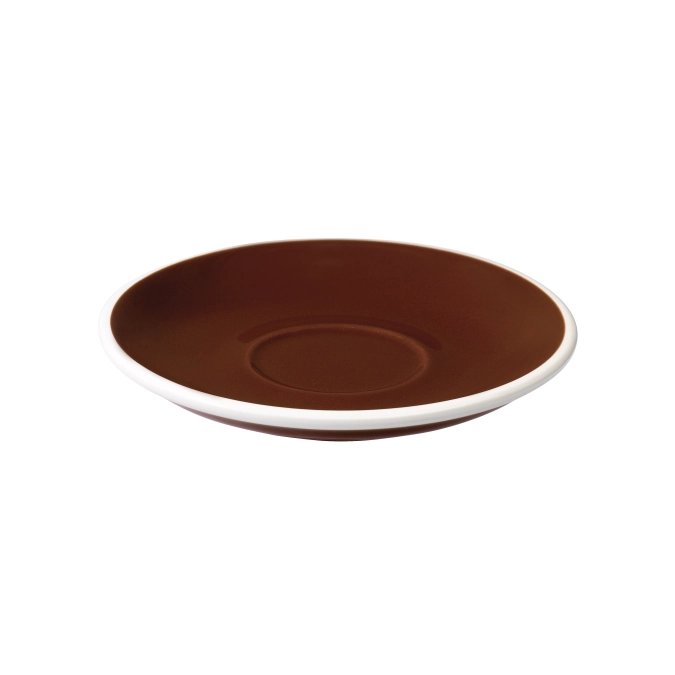 14.5cm soucoupe marron brown, egg