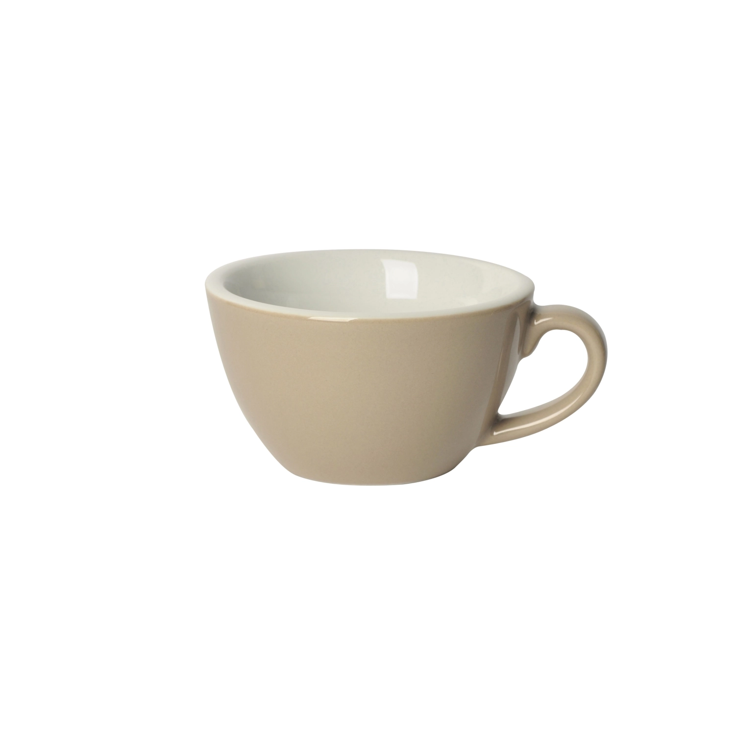 150ml tasse à café gris-brun taupe, egg