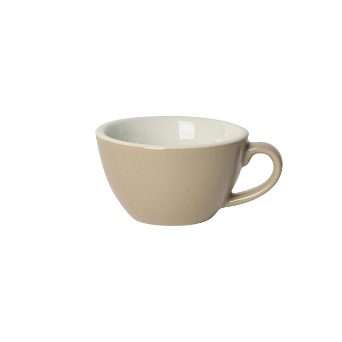 150ml tasse à café gris-brun taupe, egg