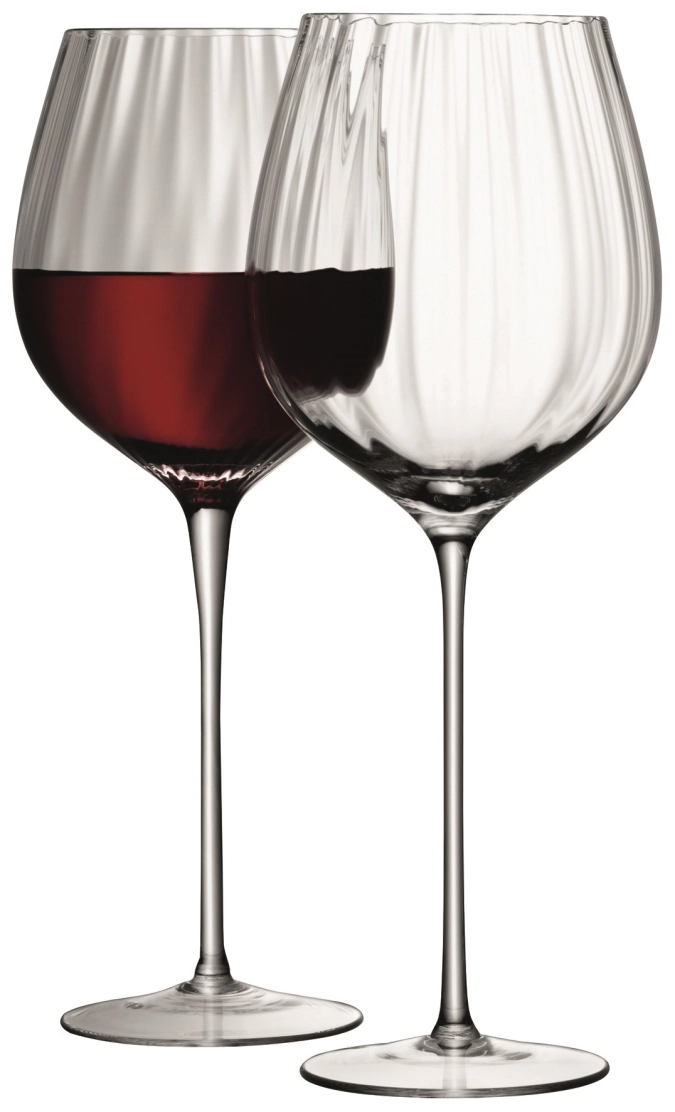 Set de 2 verres à vin rouge aurelia 660ml optique claire