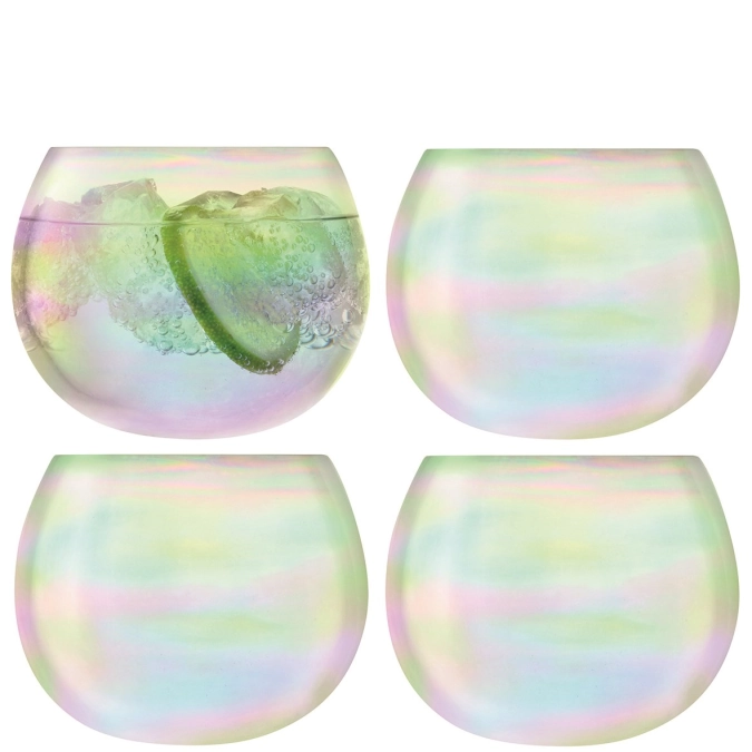 Bubble gobelet à bascule 350ml nacre x 4